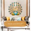 Household Fashion Creative Peacock Wall Clock